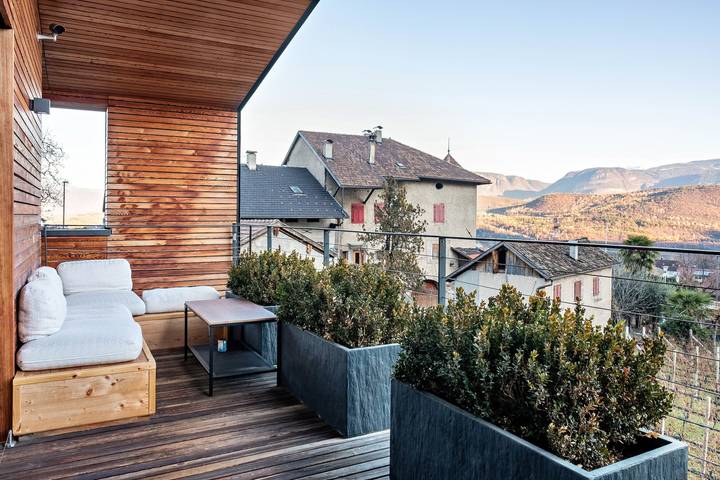 Ferienwohnung für 2 Personen, mit Balkon und Sauna sowie Seeblick in Kaltern an der Weinstraße - 4