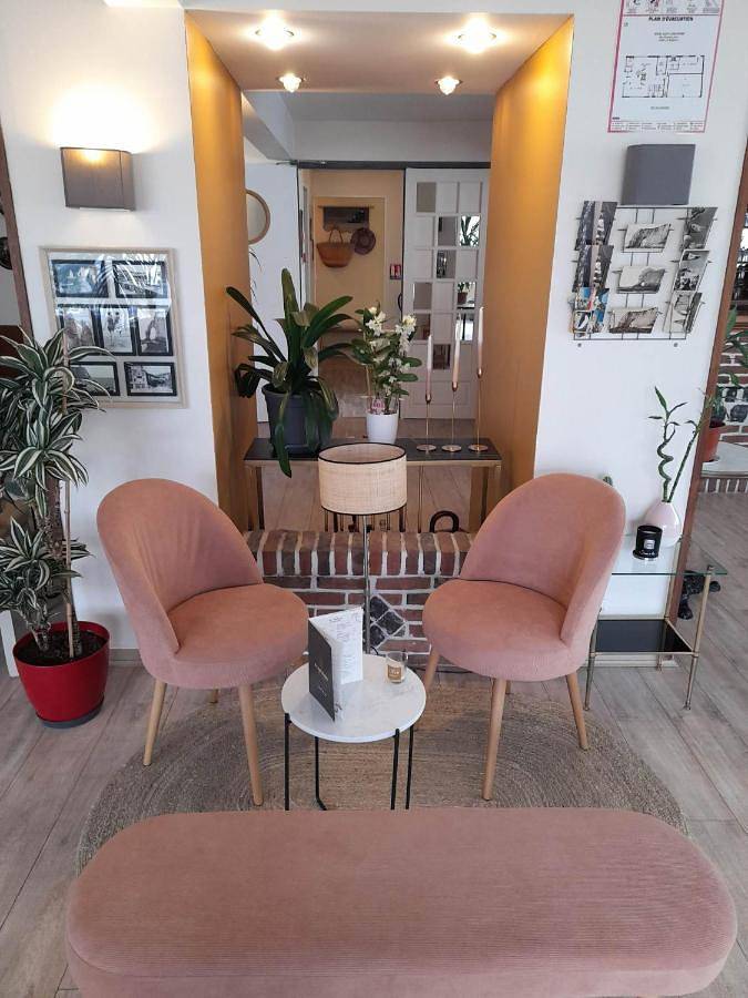 Hôtel pour 2 personnes, avec terrasse à Le Tilleul
