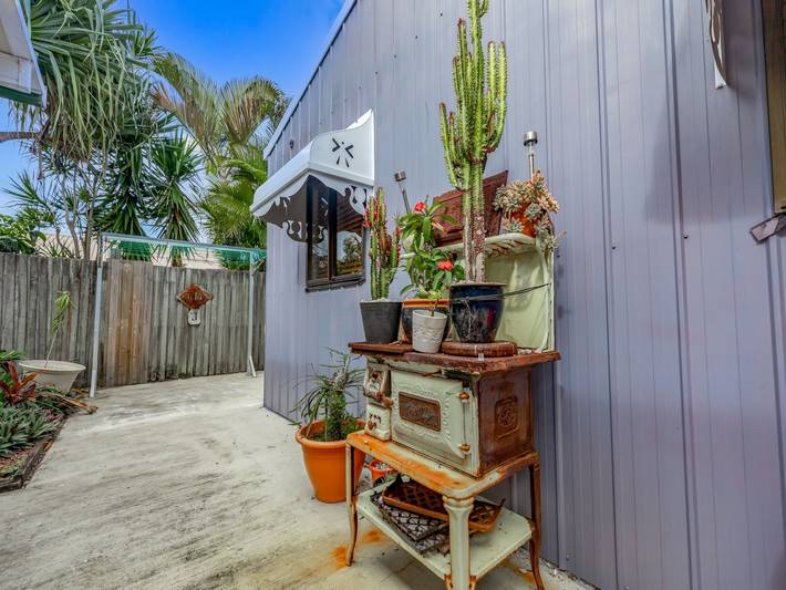 Apartamento entero, La pequeña cabaña azul - Apartamento de abuelas de Marcoola in Mudjimba, Sunshine Coast