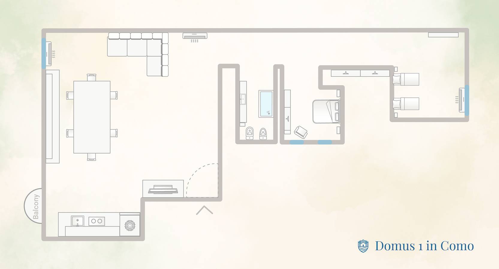 Appartement entier, Domus 1 in Como in Côme, Lac de Côme