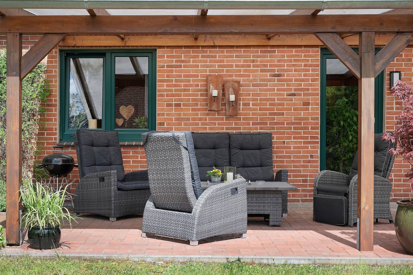 Ferienhaus Thomas mit Sonnen-Terrasse und Garten und Wlan in Colnrade, Naturpark Wildeshauser Geest