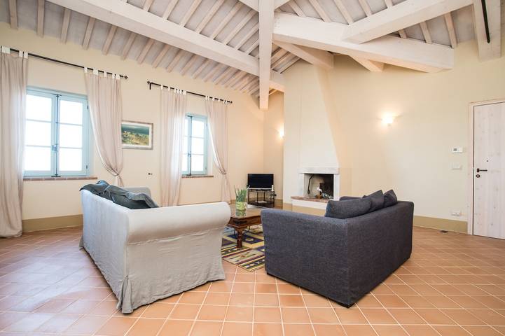 Appartamento intero, Appartamento in hotel 'Appartamento Cipresso' con piscina condivisa, Wi-Fi e aria condizionata in Trequanda, Siena e dintorni