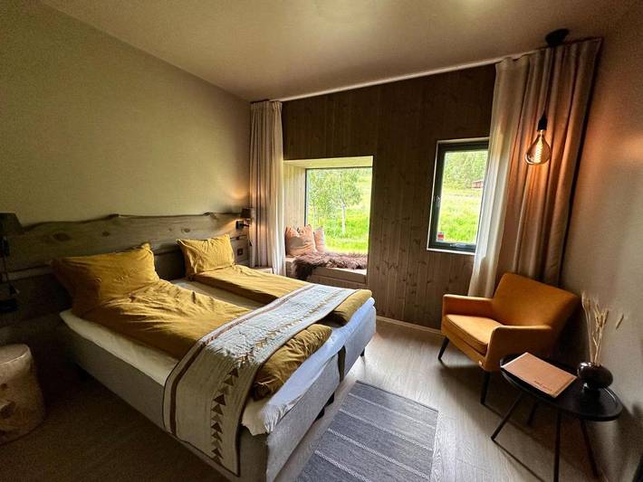 Ferienhaus für 2 Personen, mit Whirlpool und Terrasse sowie Garten und Sauna in Alta