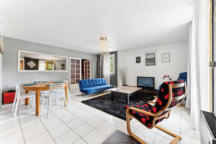 Appartement de vacances pour 5 personnes, avec Terrasse et Jardin