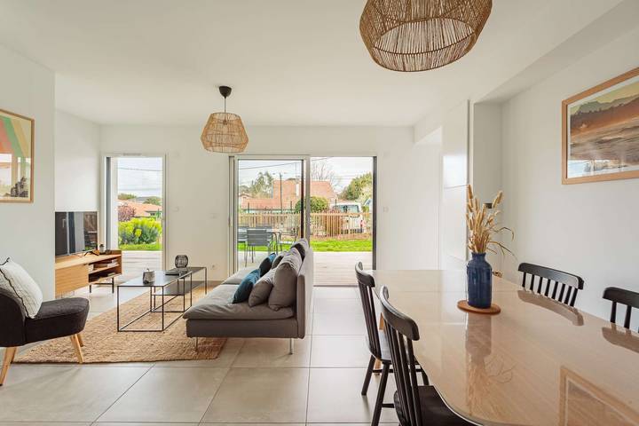 Apartamento entero, Apartamento de vacaciones para 4 personas con jardín in Anglet, Region de Bayona