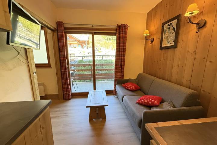 Location de vacances pour 6 personnes, avec Balcon ainsi que Piscine et Sauna à Risoul
