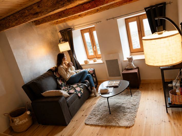 Gîte pour 2 personnes, avec Balcon et Terrasse