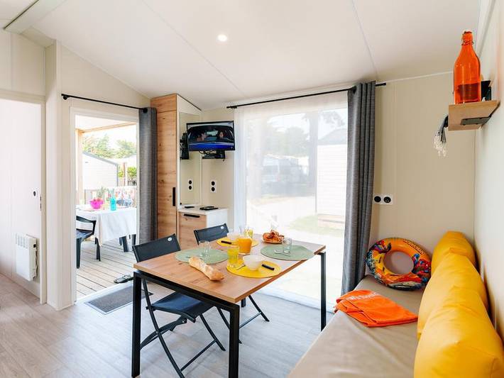 Camping du Vieux Château - Mobilheim 4 personen - Eskapade in Saint-Michel-Chef-Chef, Côte de Jade