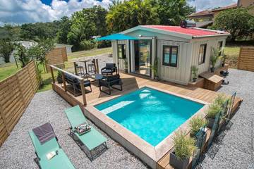 Maison de vacances pour 5 personnes, avec piscine en Martinique