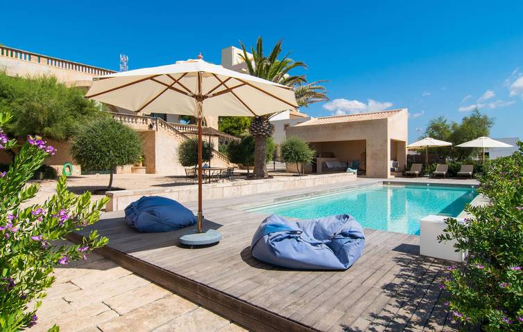 Finca für 12 Personen, mit Terrasse in Colònia de Sant Jordi - 3