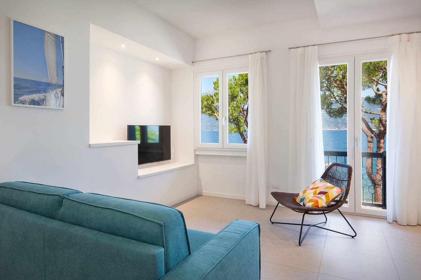 Ganze Wohnung, Apartment Verde with lake view in Pai (Gardasee), Gardasee-Berge