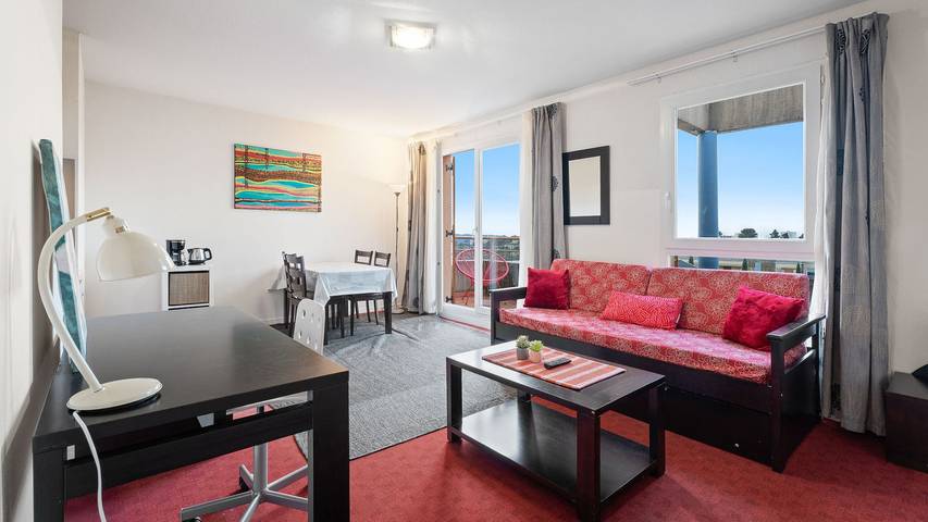 Appartement de vacances pour 4 personnes, avec balcon et piscine à Grasse