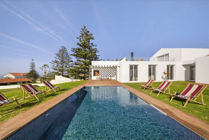 Villa para 10 pessoas, com jardim e terraço em Colares