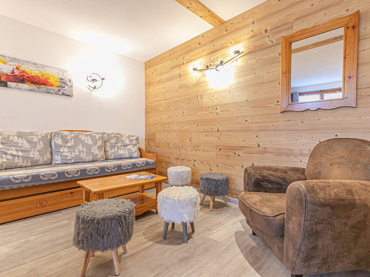 Ganze Wohnung, Renovierte Wohnung für 8 Pers. in Aussois in Aussois, Vanoise-Massiv