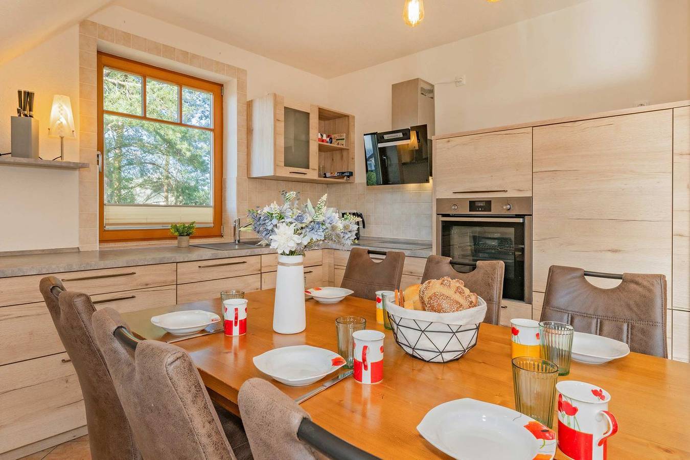 Ganze Wohnung, Moderne Ferienwohnung mit Sauna & Garten – Platz für 8 Gäste in Strandnähe in Loddin, Bernsteinbäder