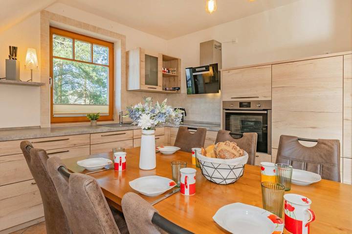 Ferienwohnung für 8 Personen, mit Balkon und Garten sowie Sauna und Ausblick in Loddin - 4
