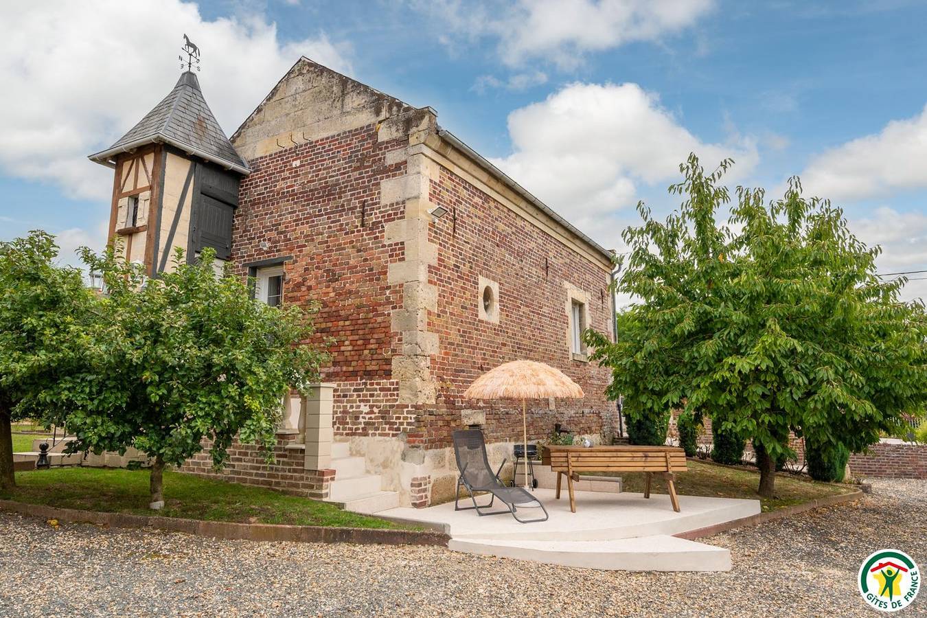 Le gite des Ecuries de Marquecy in Évricourt, Río Oise