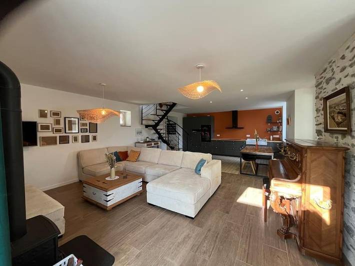 Maison de vacances pour 8 personnes, avec vue ainsi que terrasse et jardin