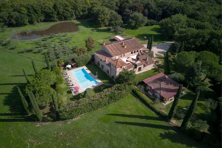 Appartamento 'Agriturismo Ischieto - La Torretta' con piscina in comune, Wi-Fi e aria condizionata in Rapolano Terme, Siena e dintorni