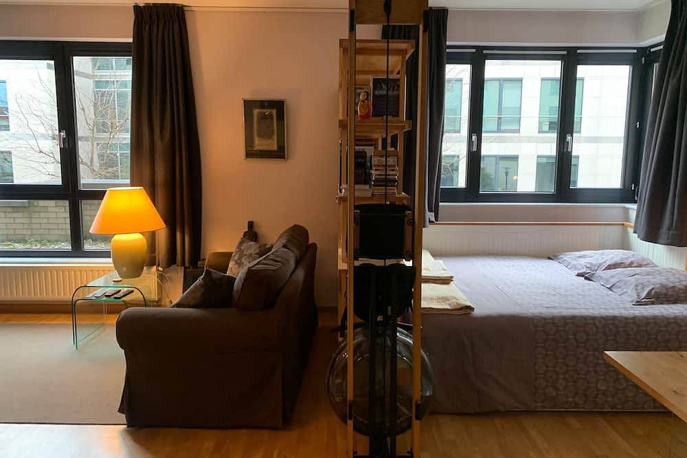 Geheel appartement, Beautiful cozy & spacious studio in a quiet street, close to Eu parliament. in Elsene, Brussel en omgeving