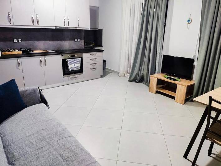 Vakantieappartement voor 3 personen, met terras in Lesbos