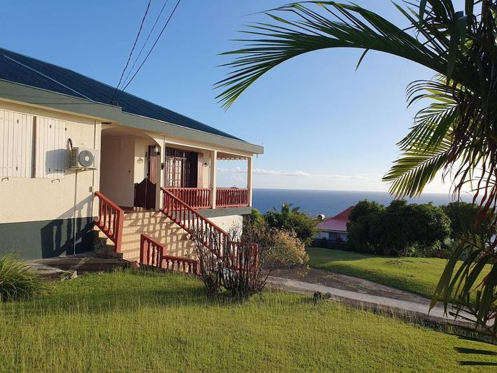 Cottage pour 2 personnes, avec jardin ainsi que terrasse et vue à Vieux-Fort