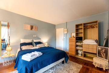 Gîte pour 2 personnes, avec terrasse ainsi que jardin et vue dans Longuesse (Val-d'Oise)