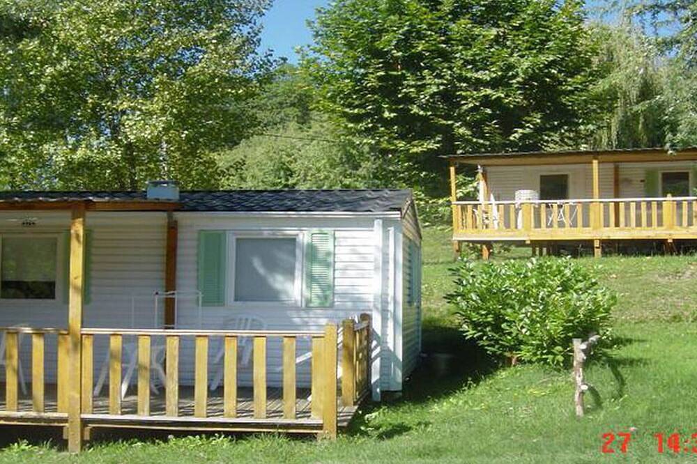 Mobil home - Terrasse in Saint-Girons, Parc naturel régional des Pyrénées ariégeoises