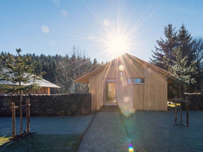 Ferienhaus für 2 Personen, mit Balkon und Terrasse sowie Sauna