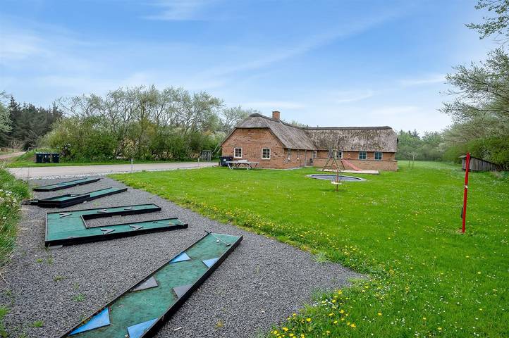 Ferieudlejning for 12 personer, med sauna og terrasse, husdyr tilladt i Vedersø Klit