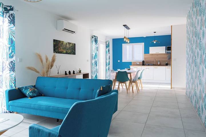 Maison de vacances pour 5 personnes, avec jardin