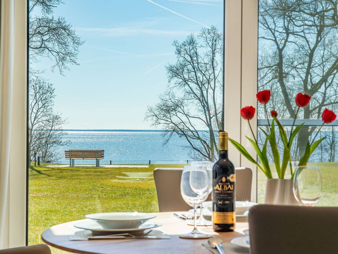 Ganze Ferienwohnung, Terrassenwohnung Haffromantik in Garz, Usedom