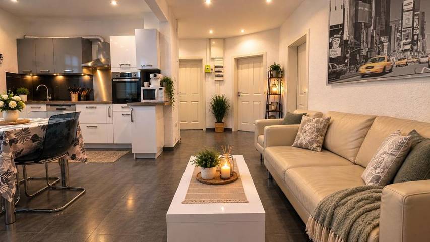 Gîte pour 10 personnes, avec Balcon et Terrasse à Wittenheim