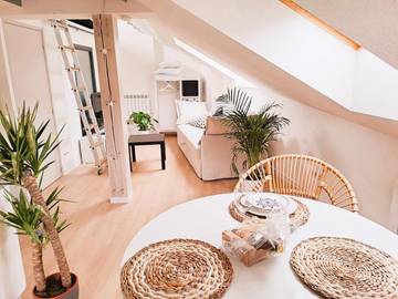 Gîte pour 2 personnes, avec vue et terrasse à Le Thillot