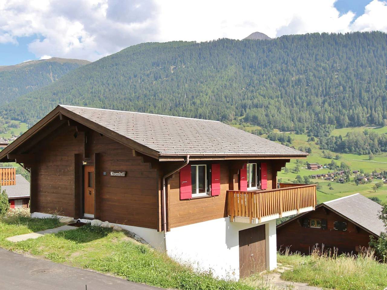 Hilltop Chalet in Fiesch with Balcony in Fiesch, Aletsch Arena