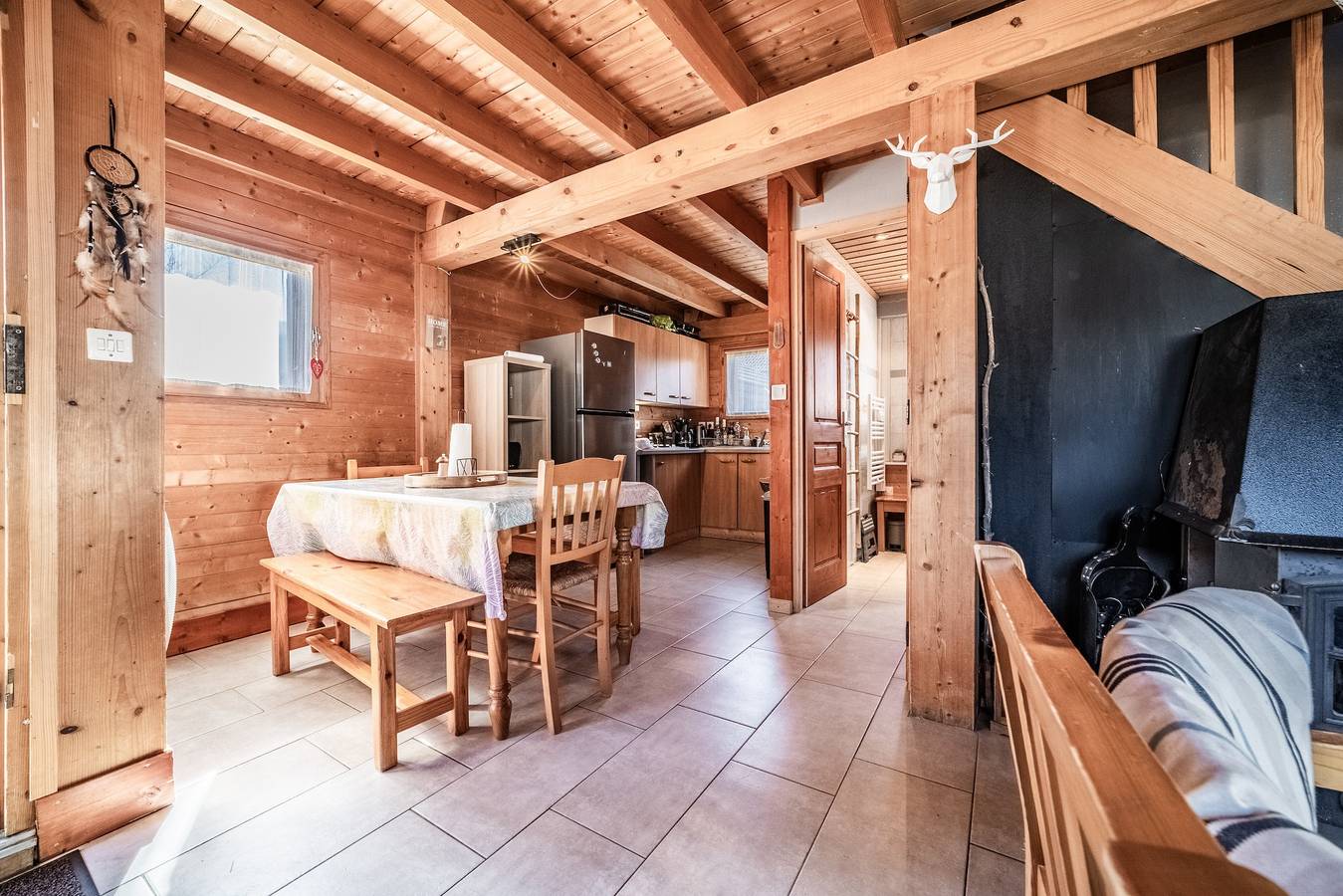 Chalet „6p Classique - Le Rhodo“ mit Bergblick, privater Terrasse und Wlan in Verchaix, Region Bonneville