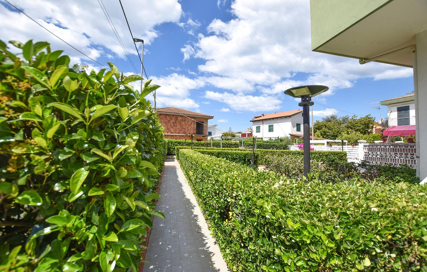 Appartamento sulla spiaggia con piscina, terrazza e giardino in Capaccio, Cilento Coast