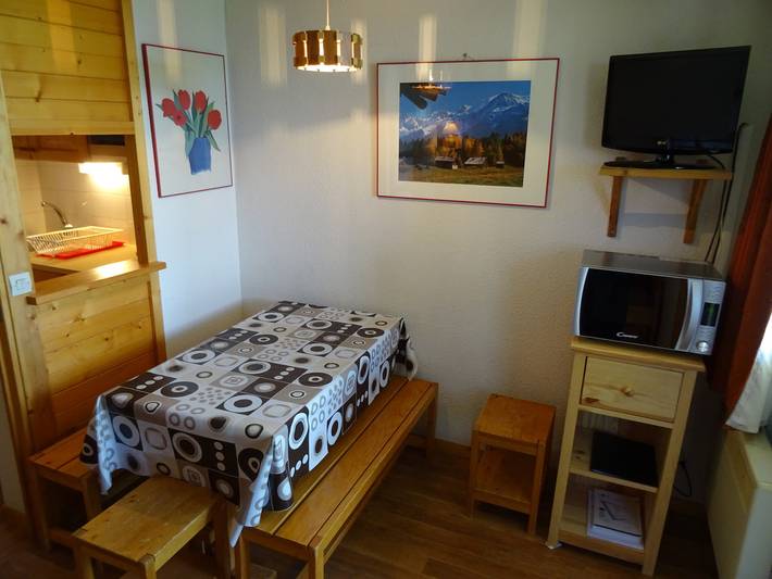 Gîte pour 4 personnes, avec balcon dans Station De Peisey Vallandry - 2