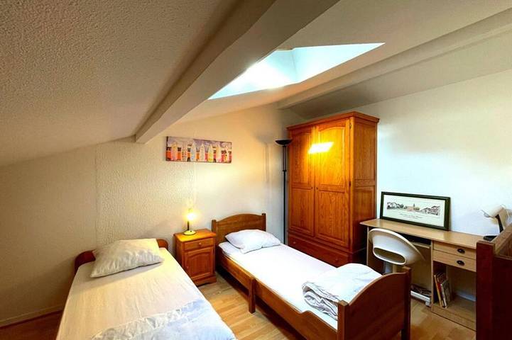 Ganze Wohnung, T2 Apartment mit Galerie, Terrasse und Haustiere erlaubt in Soustons, Côte d’Argent