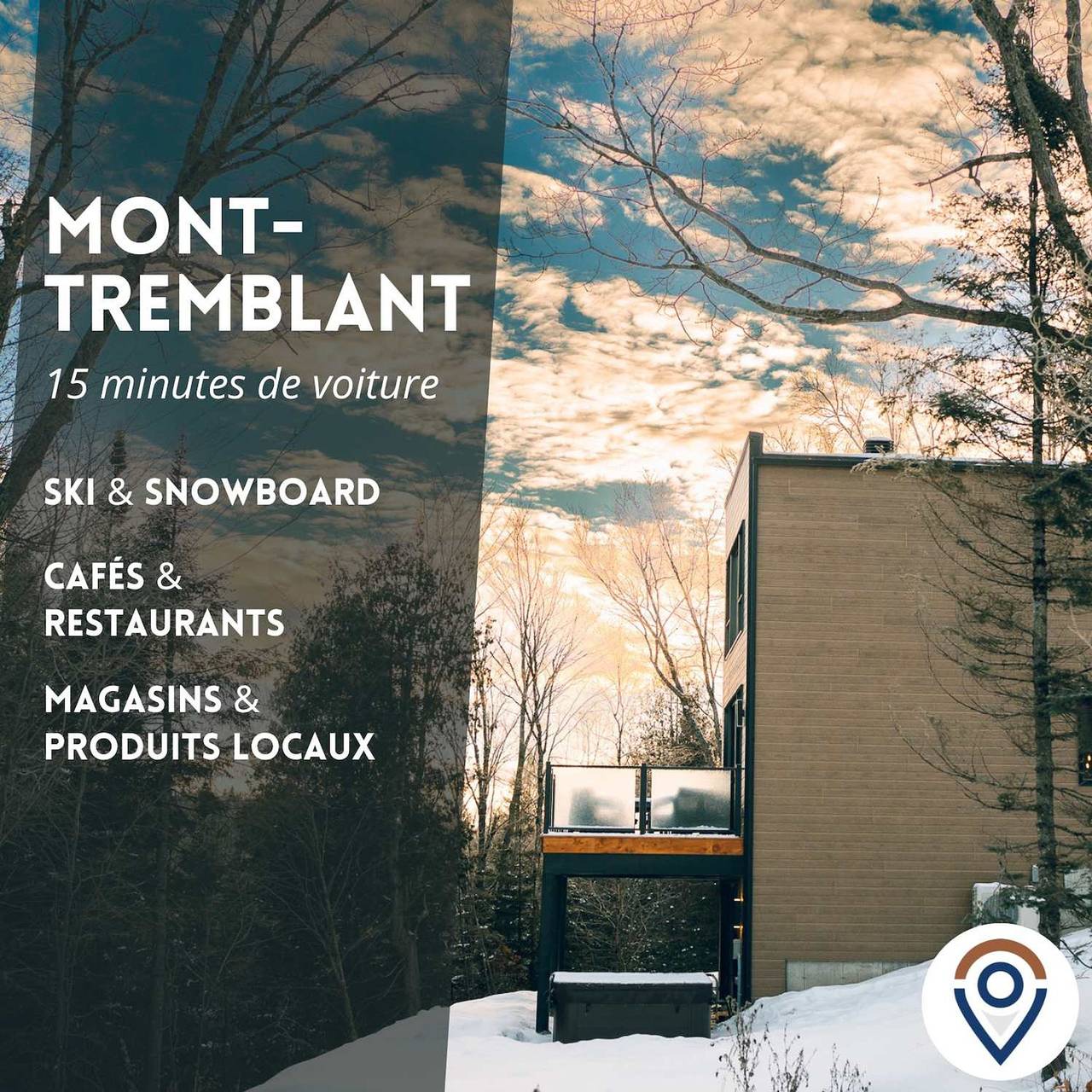 Y ti de Tremblant - Spa Forest Charm in La Conception, Quebec