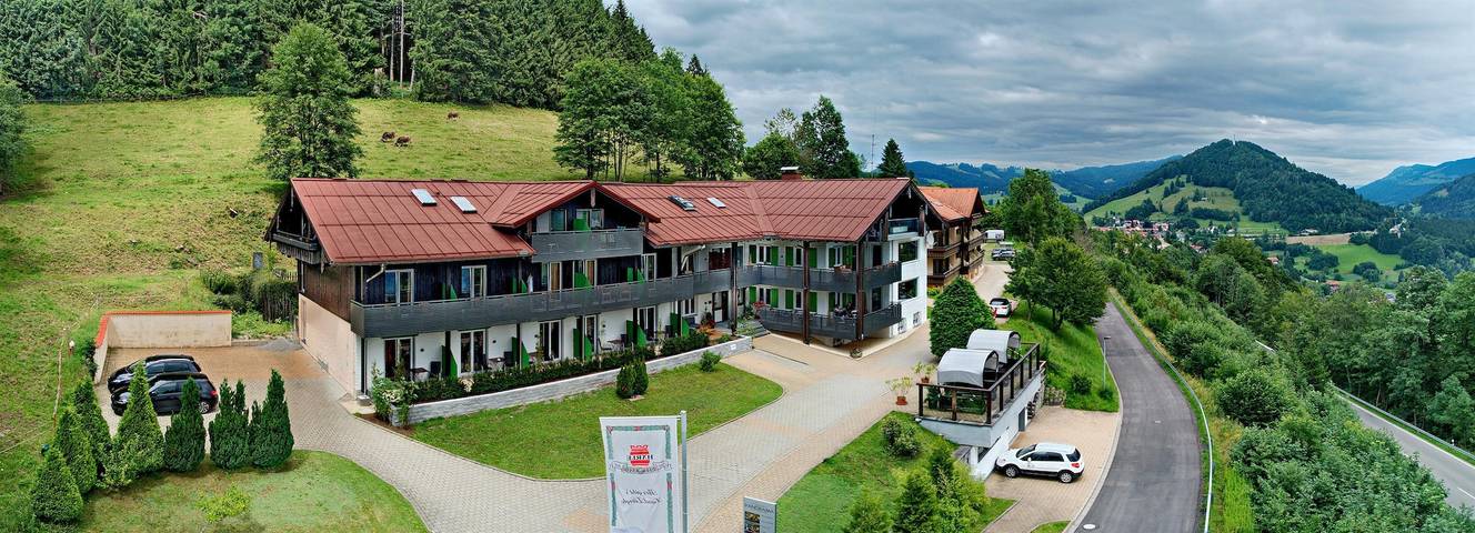 Hotel voor 2 personen, met sauna en terras, met huisdier in Oberstaufen