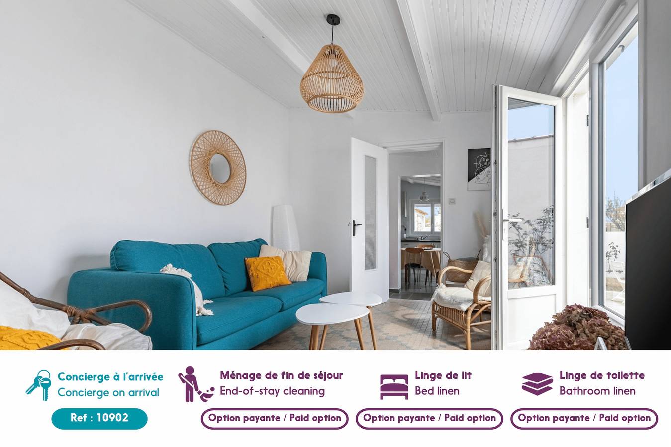 "L'Argentine", maison pour 4 à Saint Gilles in Saint-Gilles-Croix-de-Vie, Valle del Loira