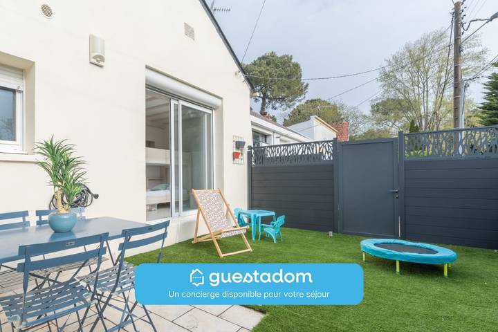 Maison de vacances pour 4 personnes, avec jardin à Pornichet