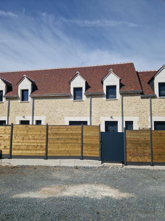 Maison de vacances pour 4 personnes, avec jardin ainsi que vue et terrasse