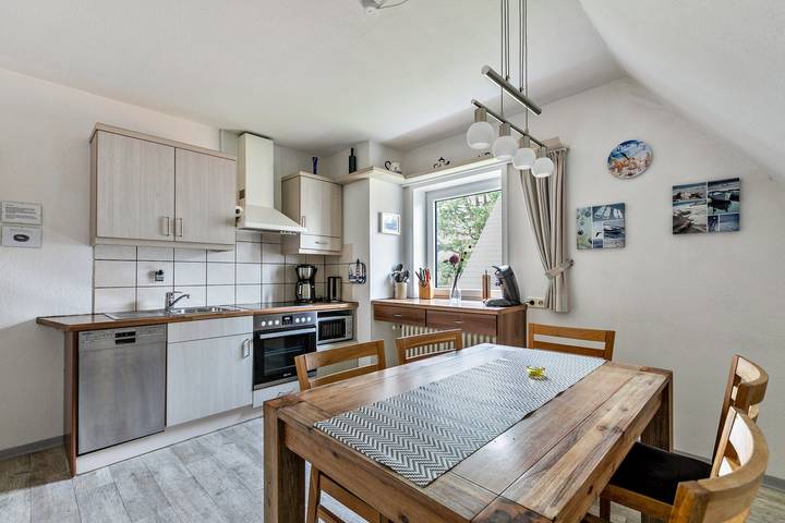 Ganze Wohnung, Ferienwohnung 'Kiek In' mit Gemeinschaftsgarten, Balkon und Wlan in St. Peter-Ording, Eiderstedt