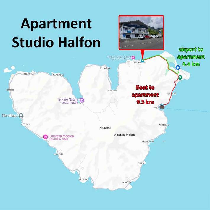 Gîte pour 2 personnes, avec terrasse et vue dans Mo'orea - 3