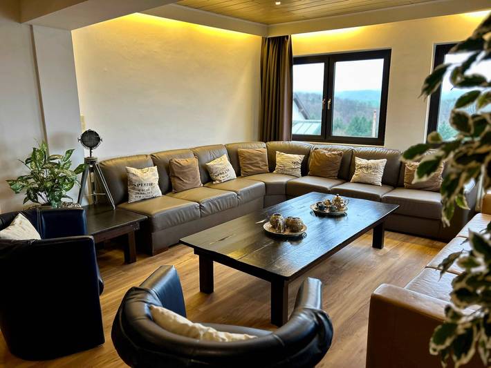 Ferienhaus für 18 Personen, mit Garten und Sauna sowie Whirlpool, mit Haustier