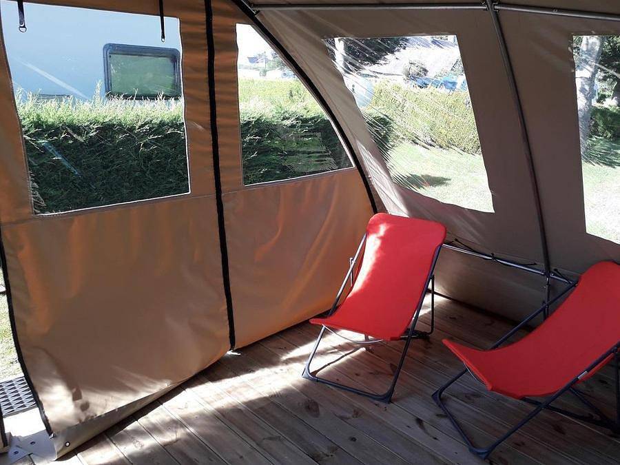 Camping le Picard - Glampingtent 4 personen - Coco Sweet zonder sanitair in Saint-Hubert-des-Biards, Bayeux en omgeving
