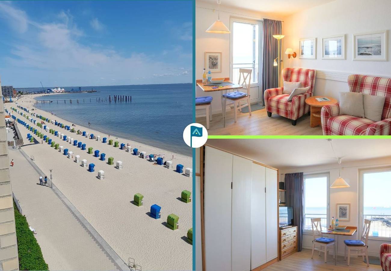 Ganze Wohnung, Nordland Appartments - Wohnung Römö - Direkt am Meer, näher dran geht nicht! in Nordfriesische Inseln (Schleswig-Holstein), Wyk auf Föhr
