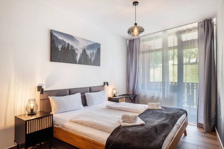 Ferienwohnung für 4 Personen, mit Balkon und Sauna in Schluchsee